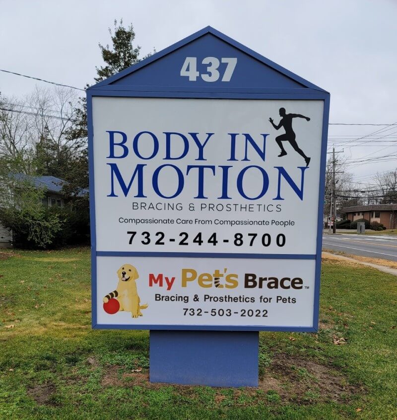 The My Pet’s Brace sign located in Tom’s River, NJ.